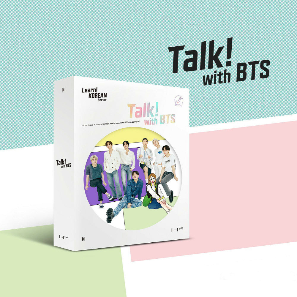 Talk! with BTS] Learn! Korean Edu Series Study Book+Bora Marble+