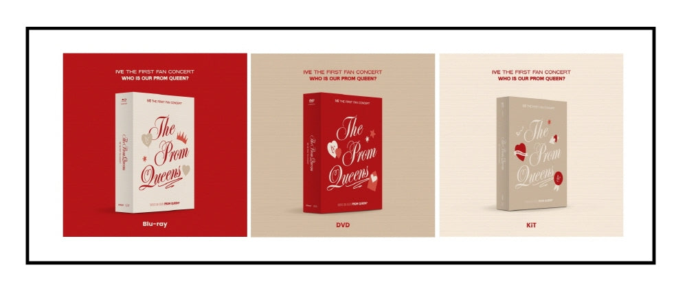 IVE - IVE THE FIRST FAN CONCERT The Prom Queens DVD +KIT VIDEO + 
