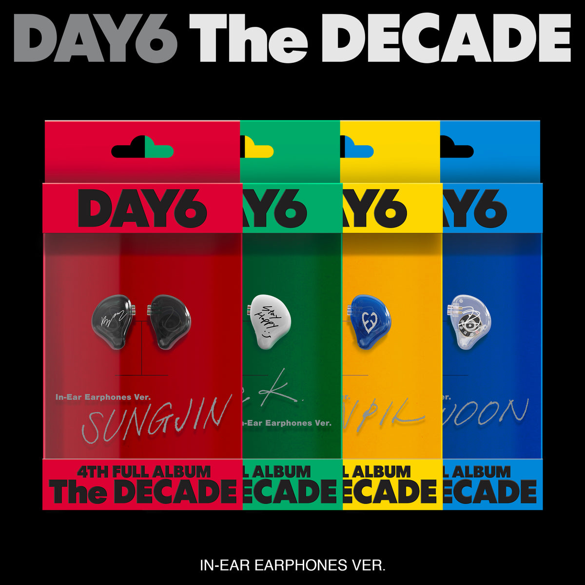 The DECADE: DAY6 Vol.4 イヤフォン ソンジンver. Day6 - Vol.4 The Decade Earphone version – KPOP MARKET