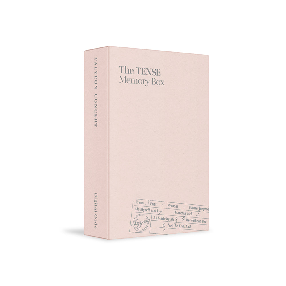 TAEYEON CONCERT The TENSE Memory Box Digital Code – KPOP MARKET