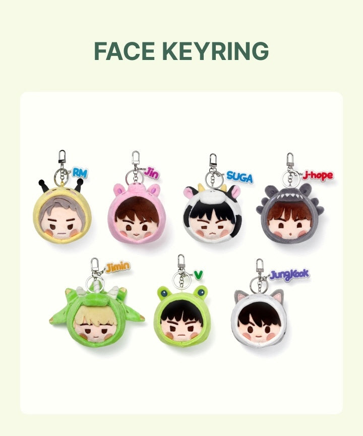 BTS Island In the SEOM Official MD - Face Keyring – KPOP MARKET