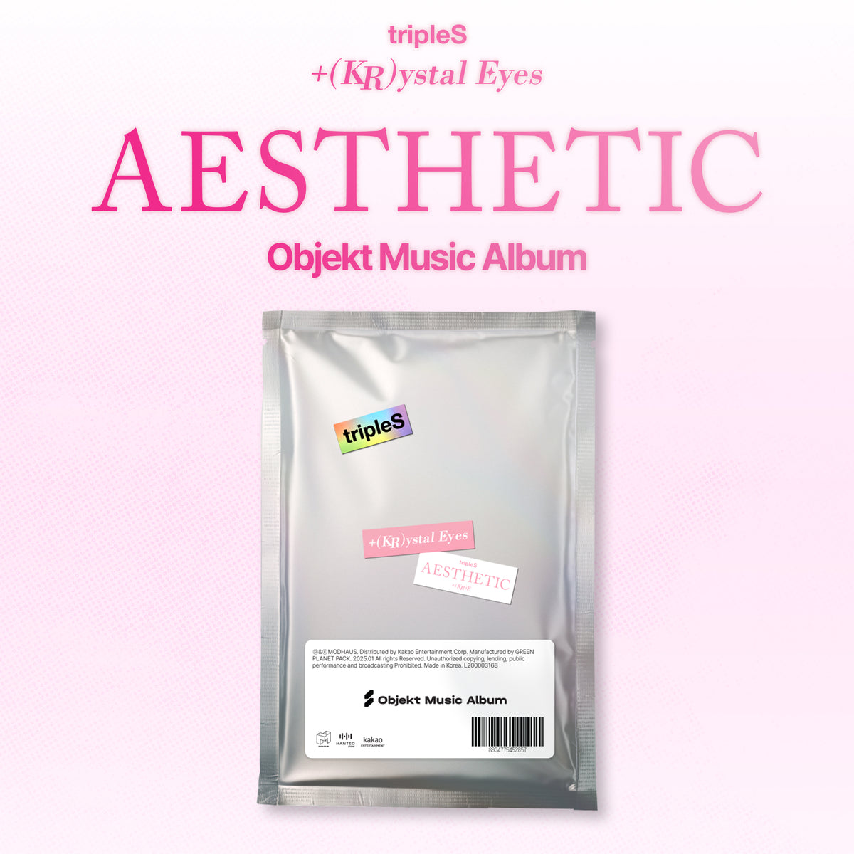 tripleS - +(KR)ystal Eyes AESTHETIC Objekt Music Album – KPOP MARKET