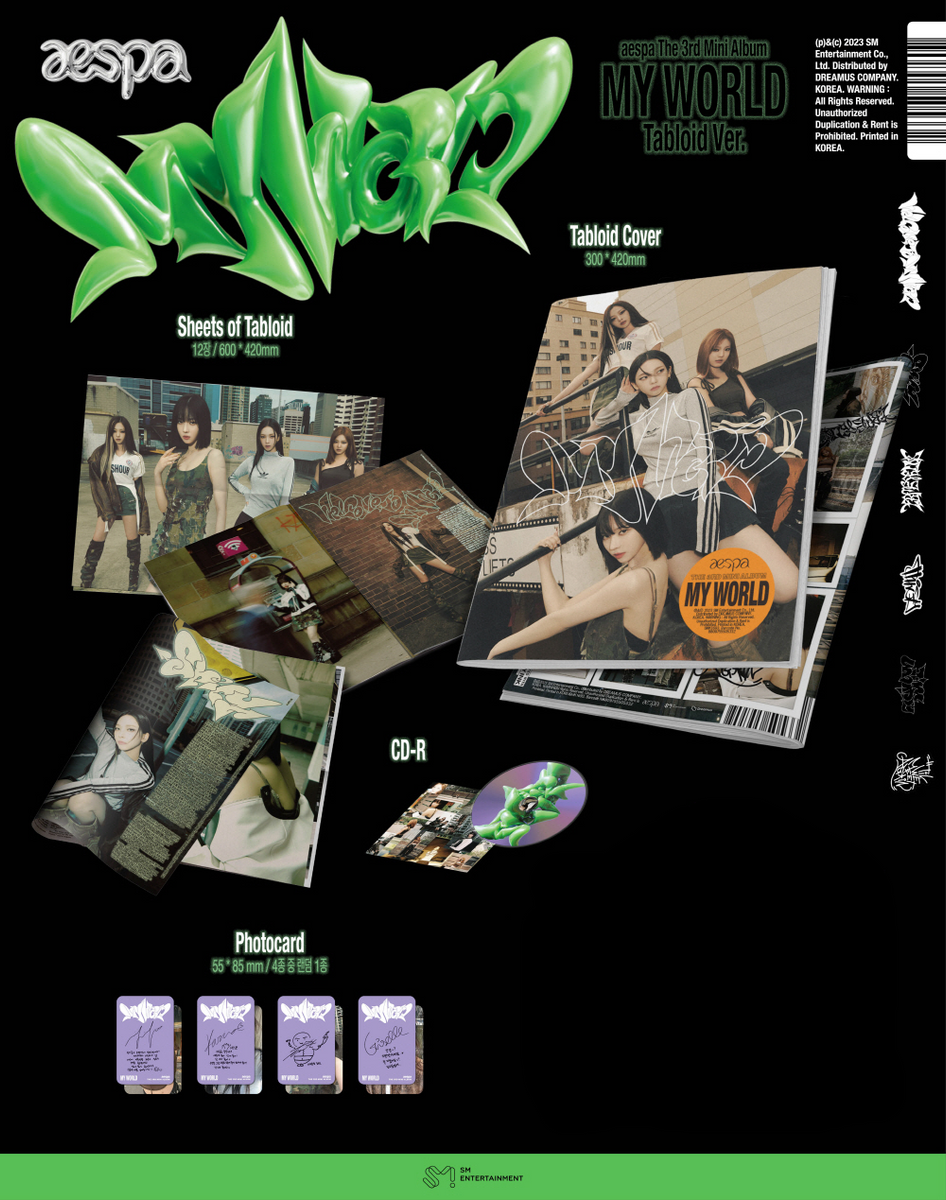 aespa MY WORLD target exclusive ver 未開封品 aespa MY WORLD target exclusive ver 未開封品 aespa - MY