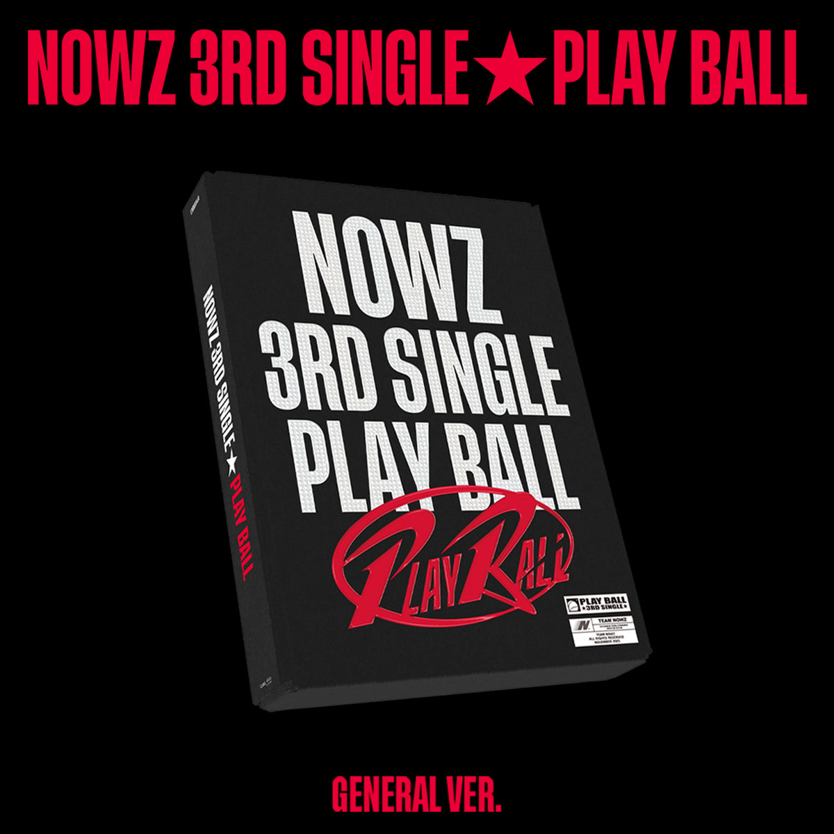 Nowz - 3rd Single Album Play Ball General version CD – KPOP MARKET