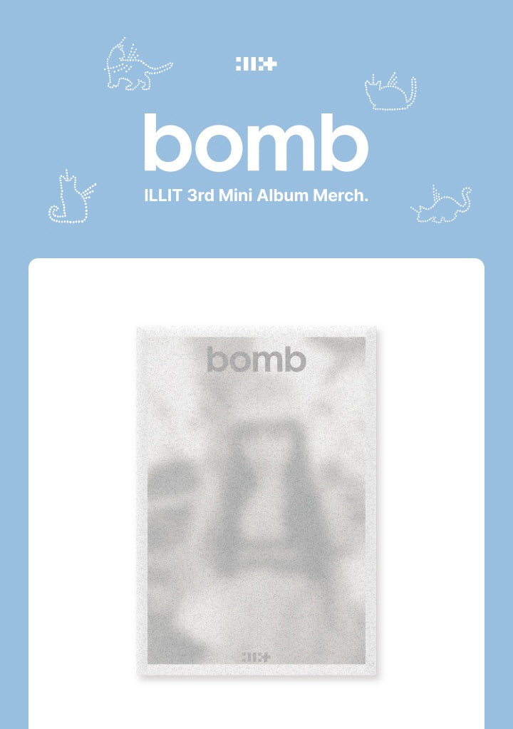 PRE-ORDER] ILLIT 3rd Mini Album bomb Official Merch - PHOTO