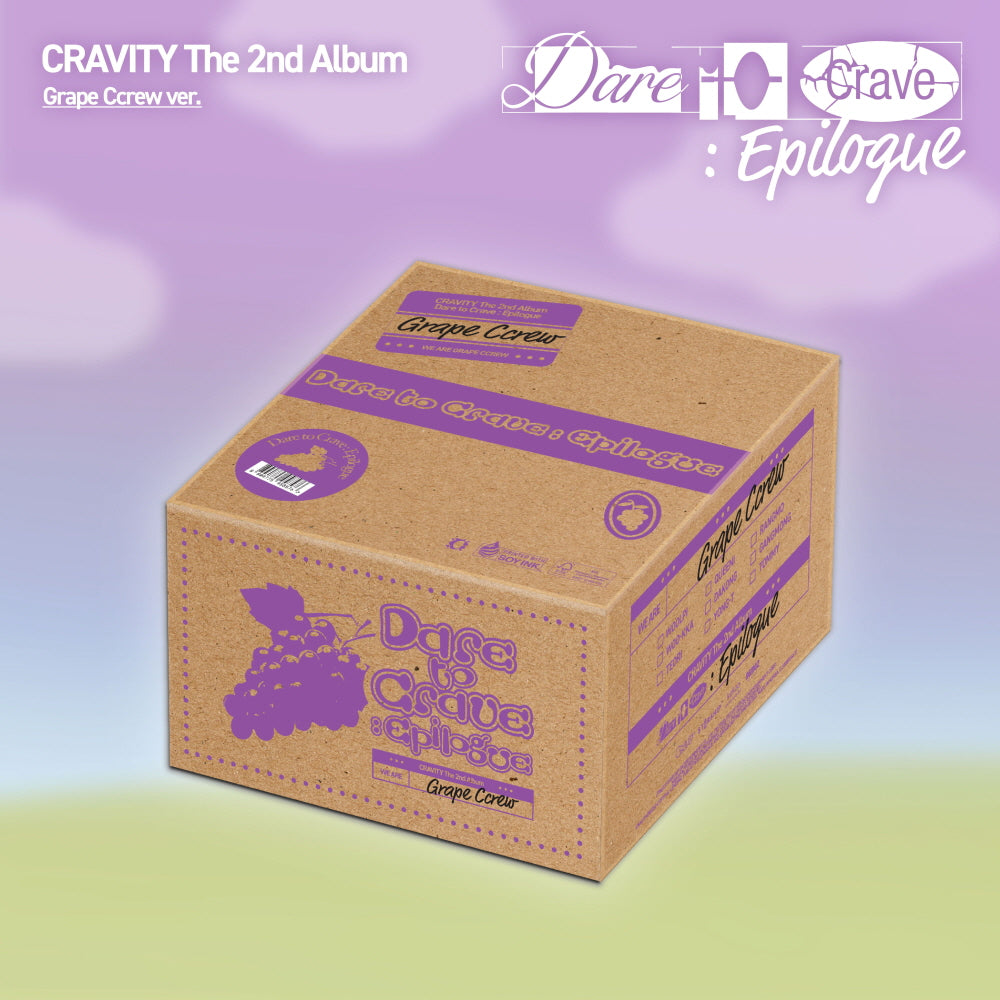 CRAVITY - Dare to Crave : Epilogue [Grape Ccrew ver.] – KPOP MARKET