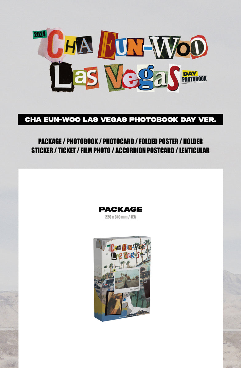 ASTRO CHA EUN WOO - LAS VEGAS OFFICIAL PHOTOBOOK