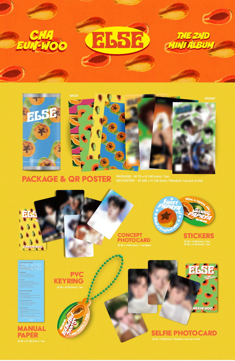 CHA EUN-WOO - 2nd Mini Album ELSE [Kiwee VER.] – KPOP MARKET