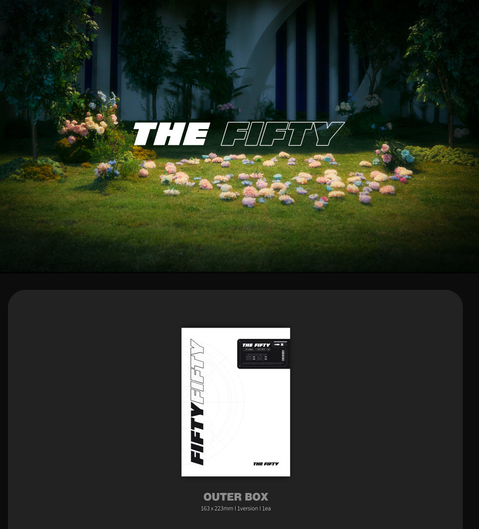 THE FIFTY 1st EP Album PhotoBook+Lyrics Book+PhotoCard+PVC Card+Tracking  Sealed