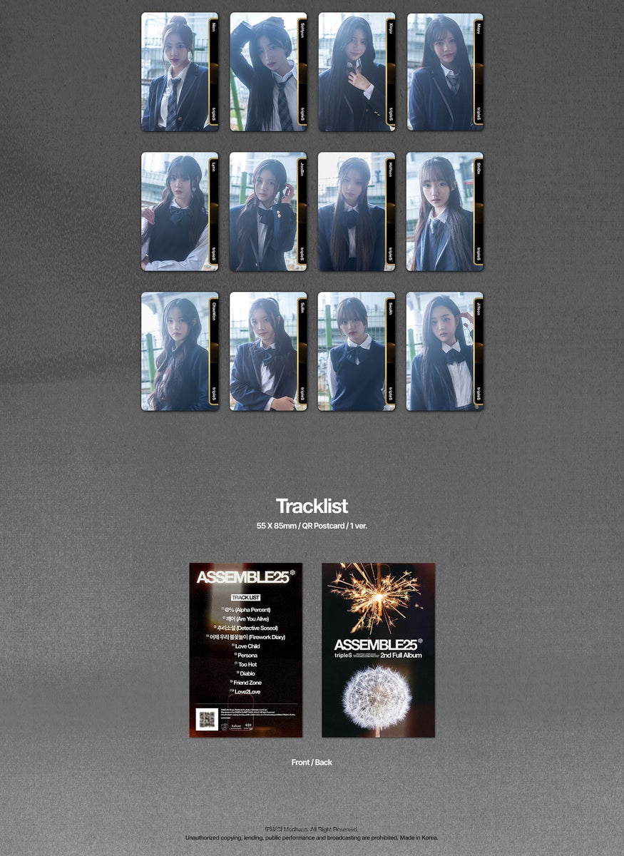 tripleS - ASSEMBLE25 [Objekt Music Album] – KPOP MARKET