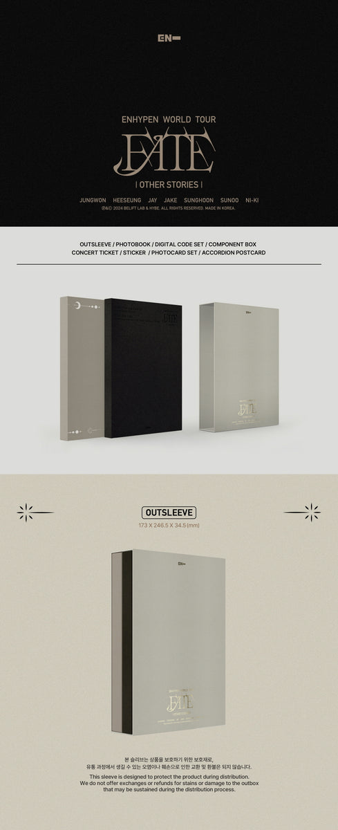 ENHYPEN WORLD TOUR FATE OTHER STORIES – KPOP MARKET