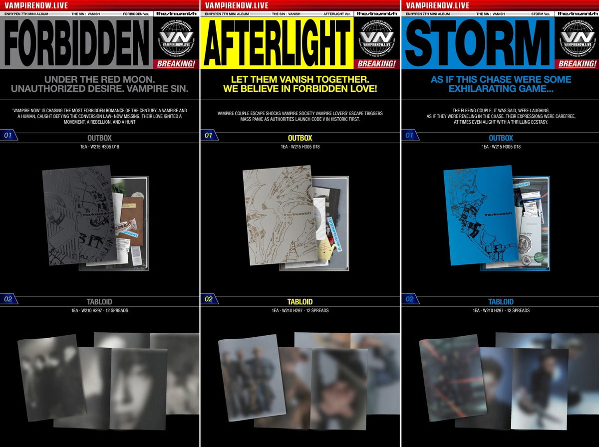 ENHYPEN - 7th Mini Album THE SIN : VANISH – KPOP MARKET