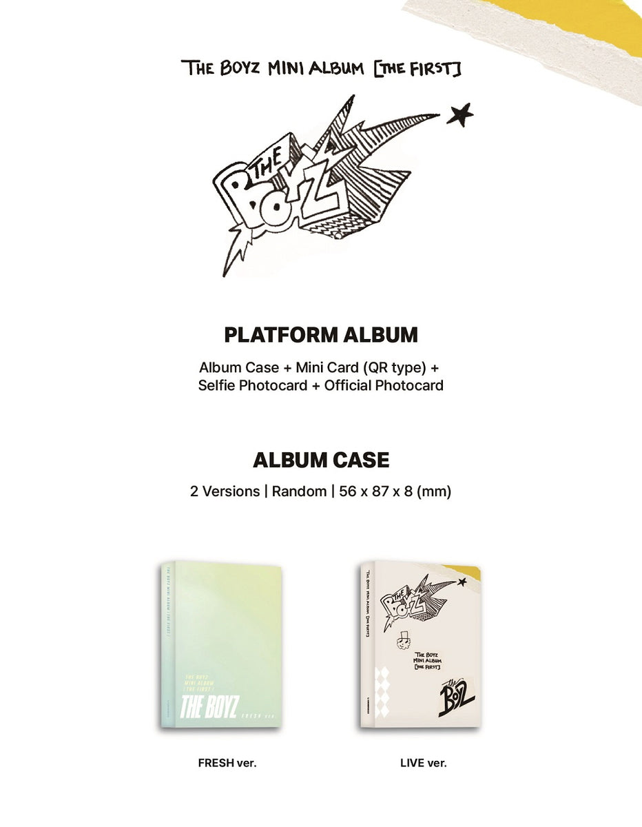 THE BOYZ FIRST Mini Album 初回ポスター Amazon.com: THE BOYZ [THE FIRST] Mini Album Random Ver CD+