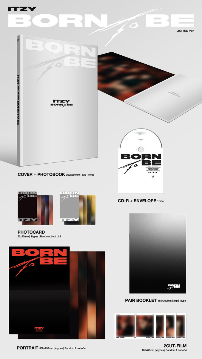 ITZY - BORN TO BE [LIMITED VER.] Album+Pre-Order Benefit – KPOP MARKET  [Hanteo & Gaon Chart Family Store]