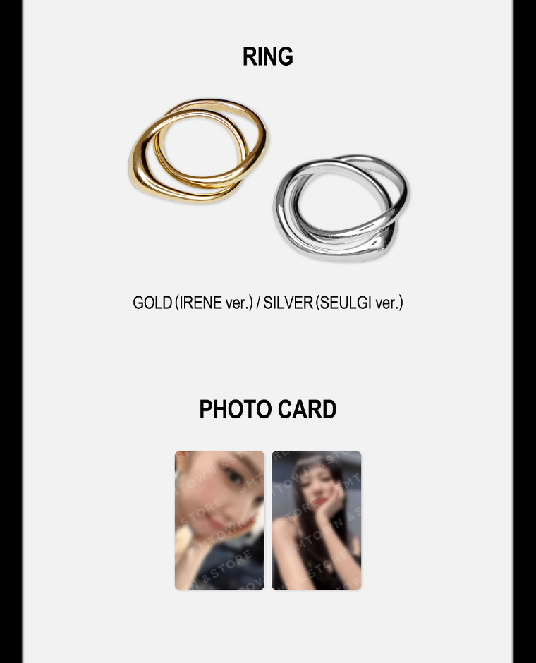 PRE-ORDER] IRENE & SEULGI TILT Official MD - RING SET – KPOP MARKET