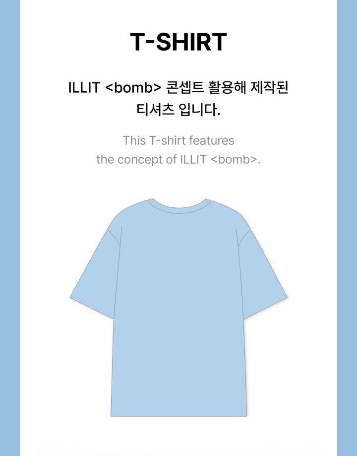 PRE-ORDER] ILLIT 3rd Mini Album bomb Official Merch - T