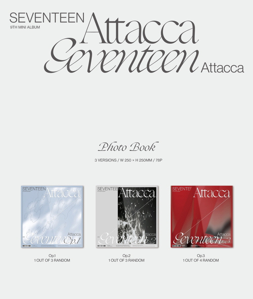 SEVENTEEN - Attacca +Free Gift [9th mini] – KPOP MARKET