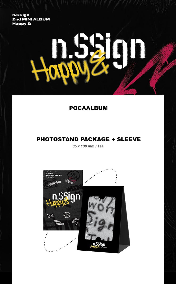 n.SSign - Happy & (2nd Mini Album) POCAALBUM – KPOP MARKET [Hanteo