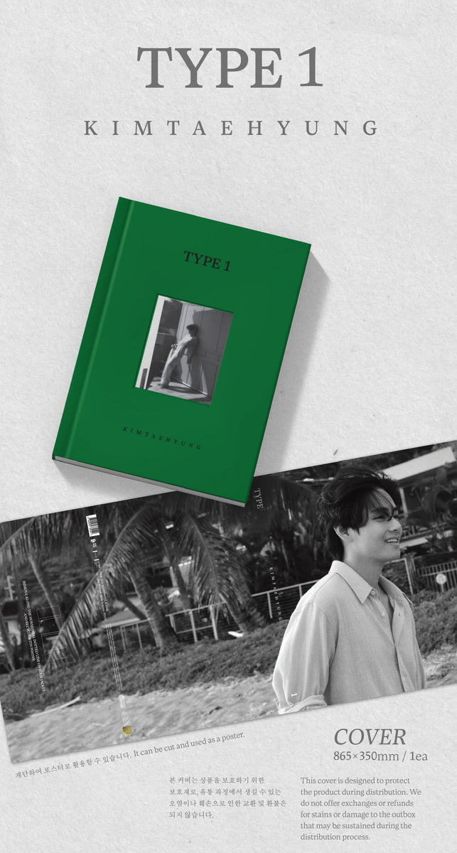 V - TYPE 1 Photobook + Pre-Order Gift – KPOP MARKET
