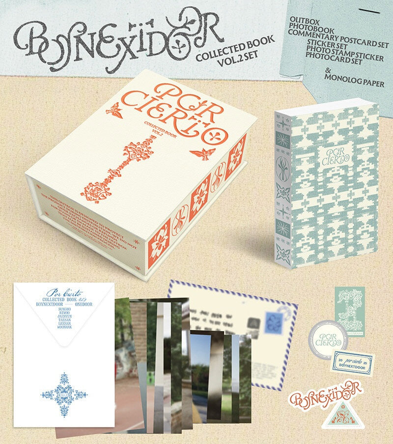 BOYNEXTDOOR COLLECTED BOOK VOL.2 + MONOLOG PAPER SET – KPOP MARKET