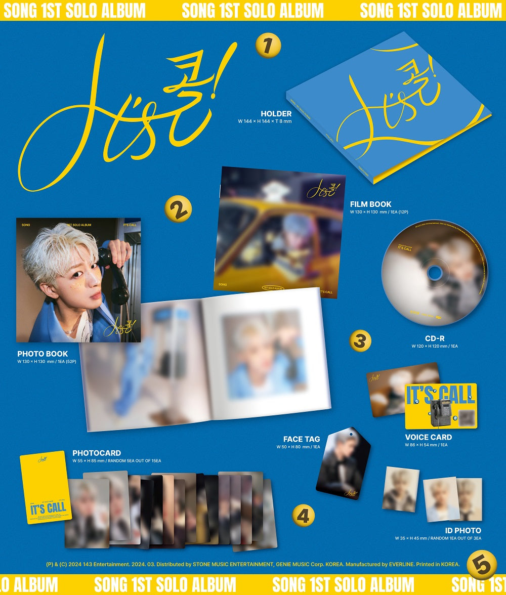 SONG YOON HYUNG 1st Solo Album It s Call CD KPOP MARKET Hanteo song-yoon-hyung-1st-solo-album-it-s-call-cd-kpop-market-hanteo