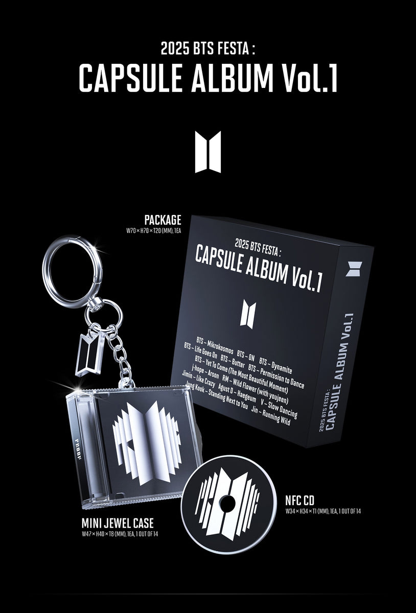 通販 2025 POB] Exclusive Weverse BTS Vol.1+ Album Capsule : Festa アイドル