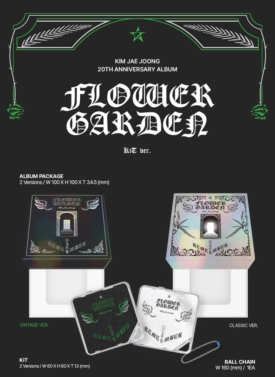 KIM JAE JOONG - FLOWER GARDEN [KiT Album] – KPOP MARKET