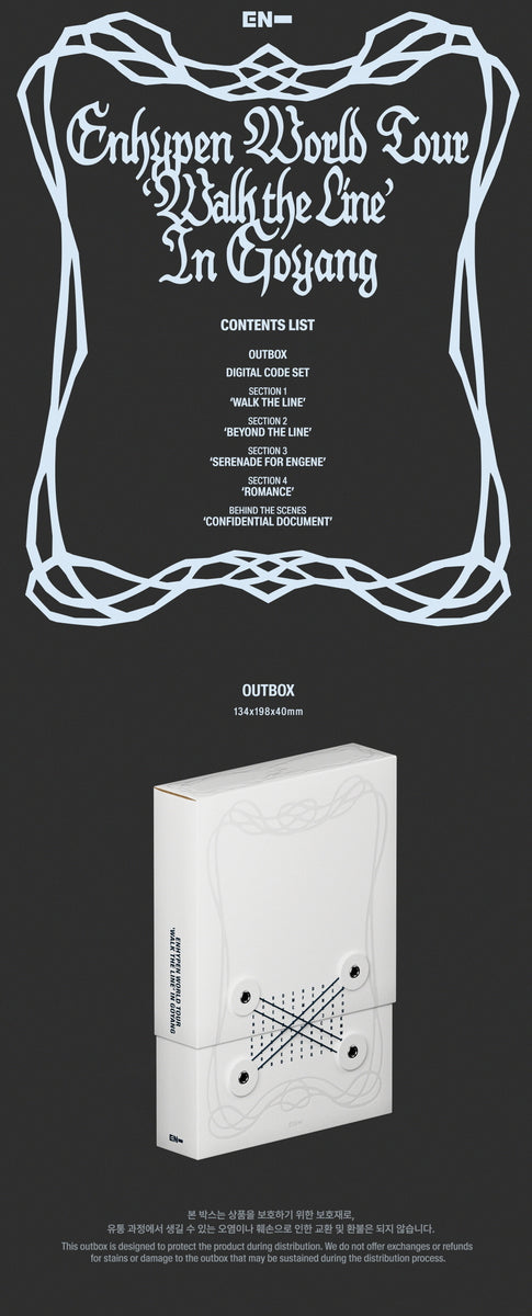 ENHYPEN WORLD TOUR WALK THE LINE IN GOYANG – KPOP MARKET