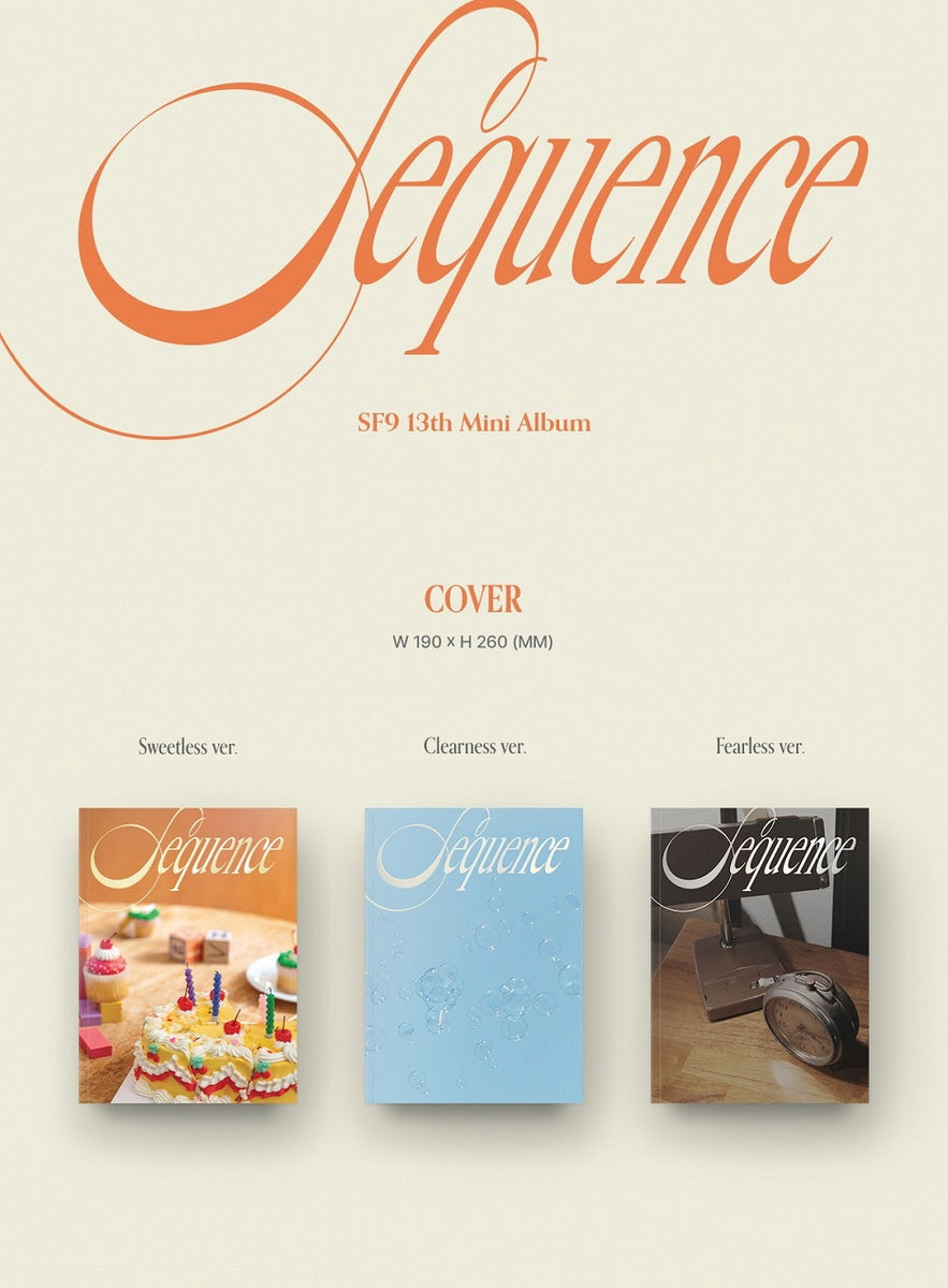 SF9 - 13th Mini Album Sequence CD – KPOP MARKET