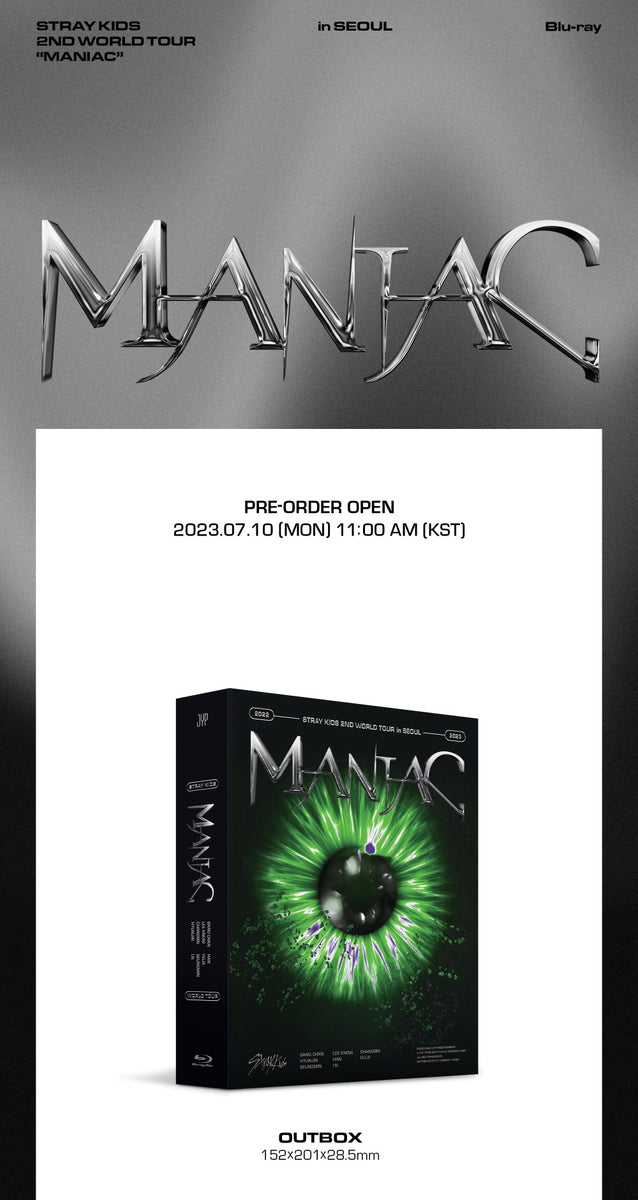 Stray Kids - Stray Kids 2nd World Tour MANIAC in SEOUL Blu