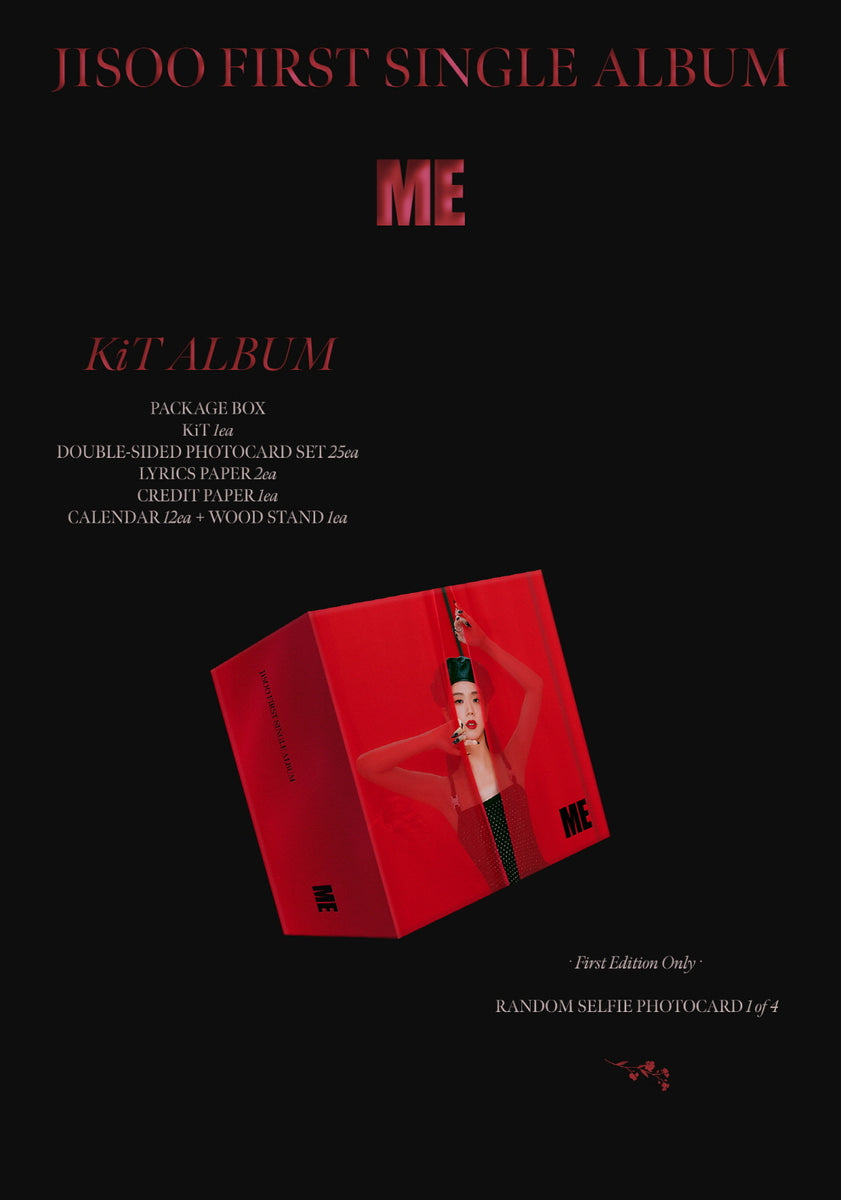JISOO BLACKPINK - JISOO FIRST SINGLE ALBUM [ME] KIT ALBUM Ver