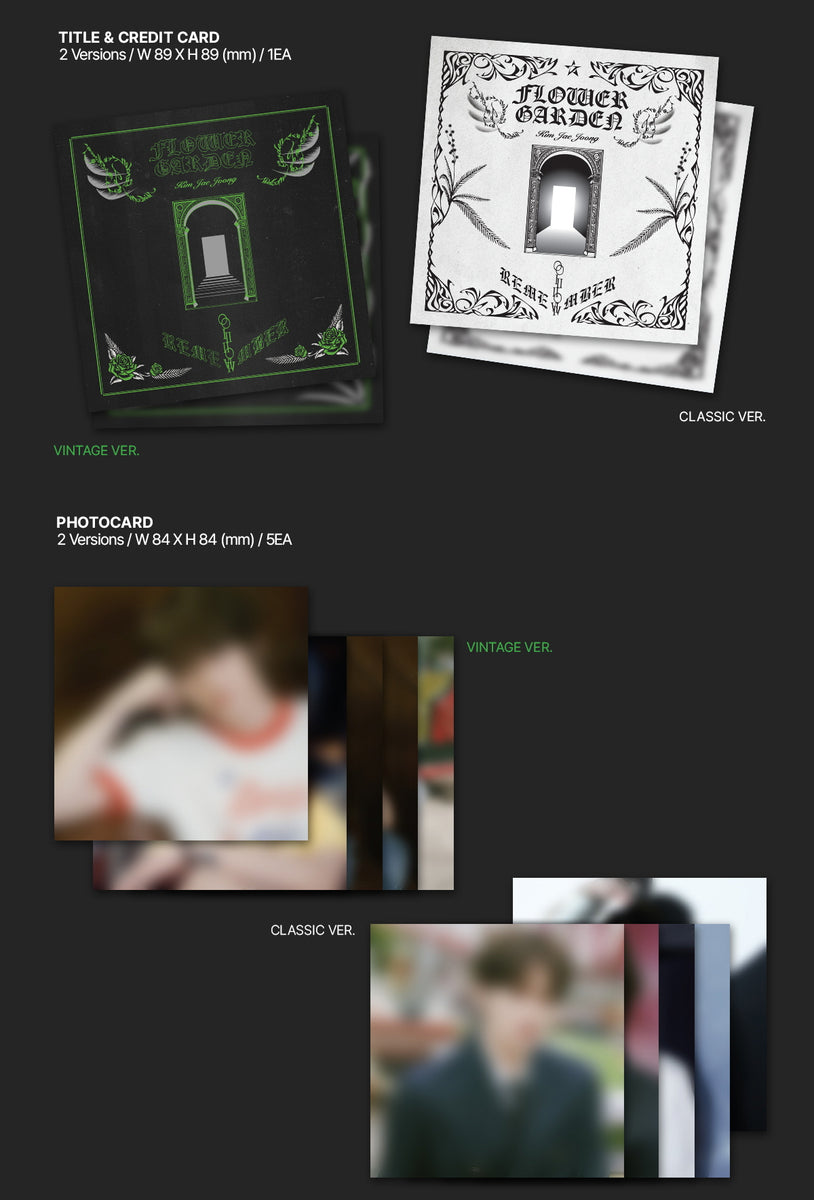 KIM JAE JOONG - FLOWER GARDEN [KiT Album] – KPOP MARKET