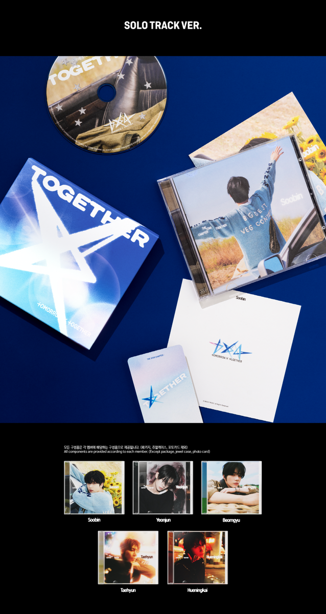 K-POP・アジア TXT TOGETHER solo track ver TXT - THE STAR CHAPTER : TOGETHER [Solo Track Ver.] 4th