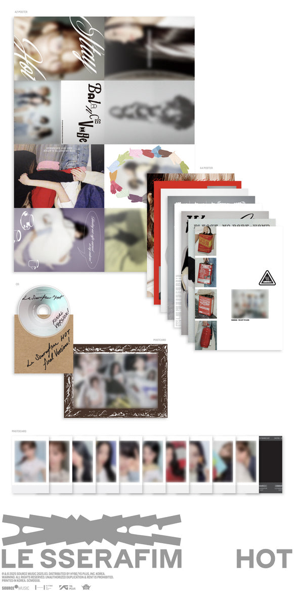 LE SSERAFIM - HOT [TIN CASE ver.] Album – KPOP MARKET