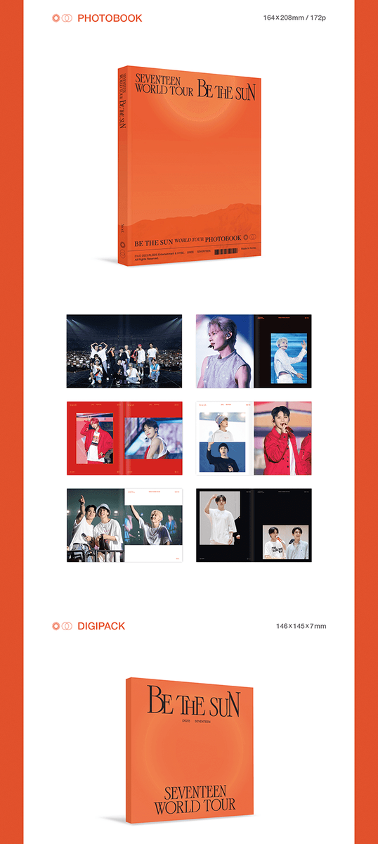 [WEVERSE POB] SEVENTEEN WORLD TOUR Be the sun DVD