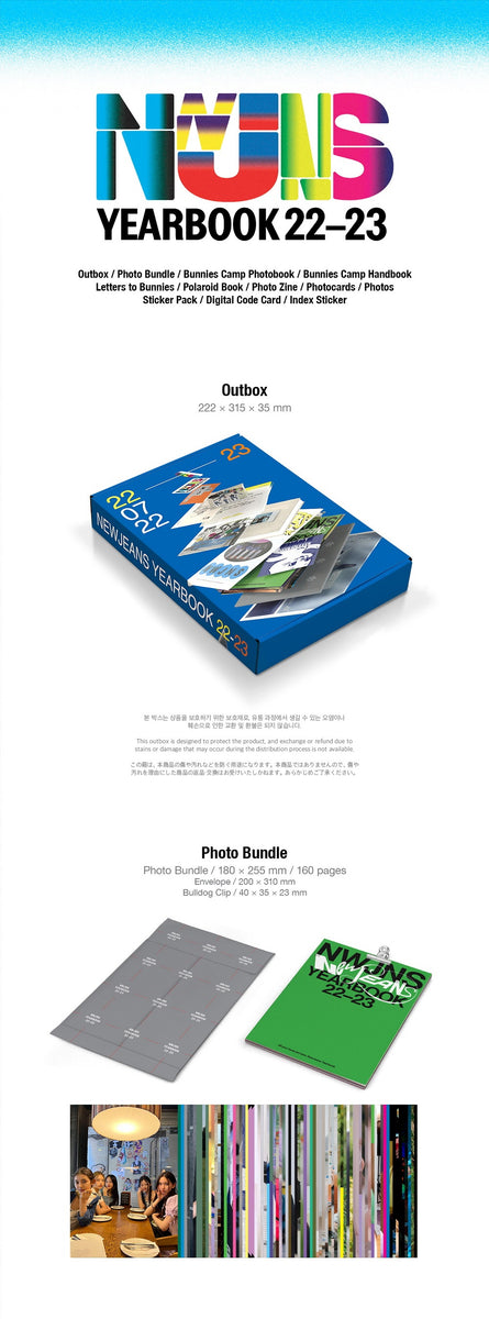 NewJeans YearBook 22-23 + Extra Photocards – KPOP MARKET