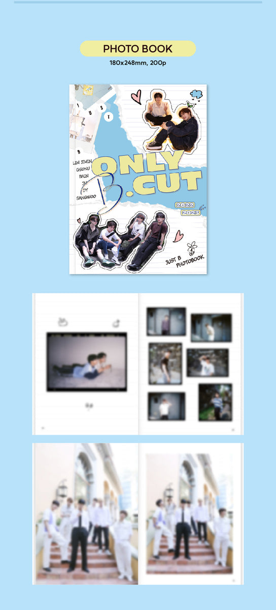 JUST B 2022-2023 ONLY B.CUT Photobook – KPOP MARKET