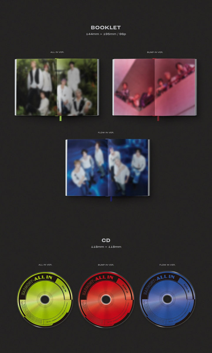 P1Harmony - HARMONY : ALL IN (6th Mini Album) CD – KPOP MARKET