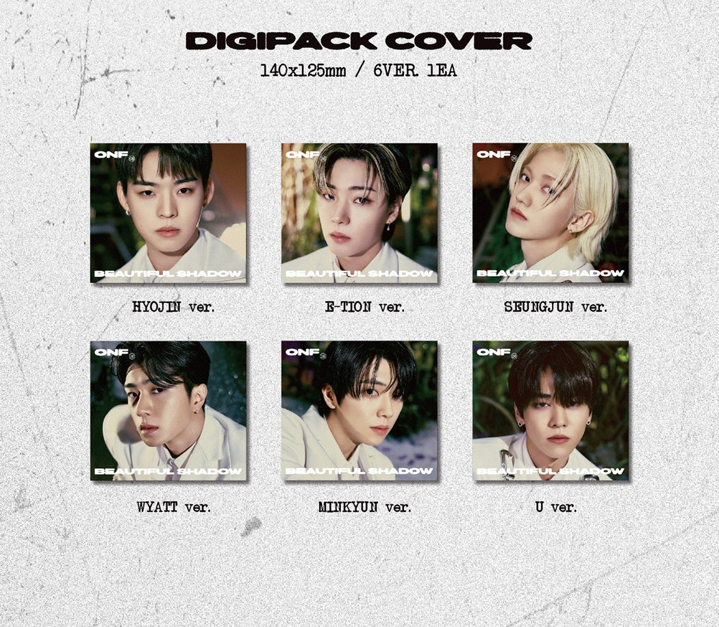 ONF - 8th Mini Album BEAUTIFUL SHADOW [DIGIPACK] – KPOP MARKET