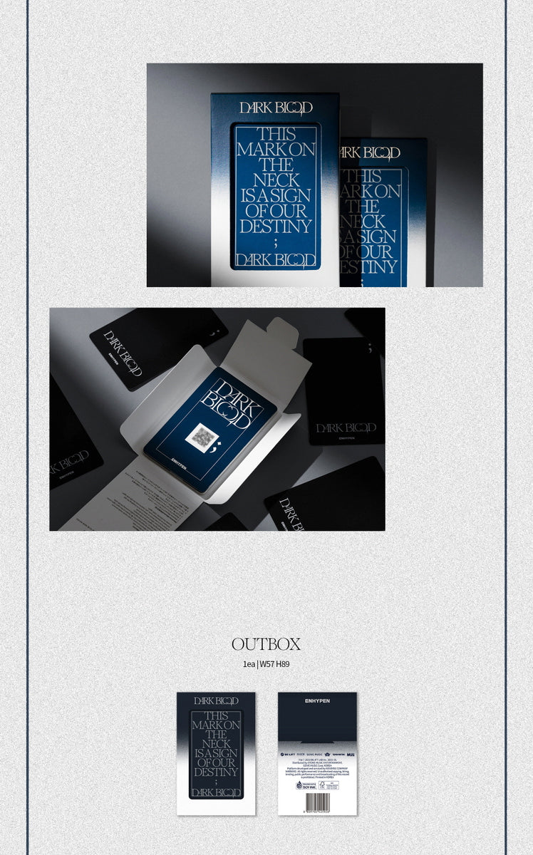 ENHYPEN - DARK BLOOD [Weverse Albums ver.] – KPOP MARKET [Hanteo & Gaon  Chart Family Store]