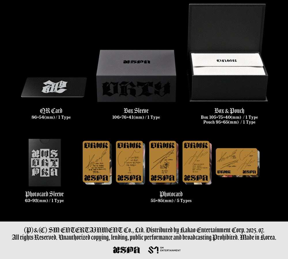 aespa - Dirty Work [Dirty Crew Ring Ver.] Single Album – KPOP MARKET