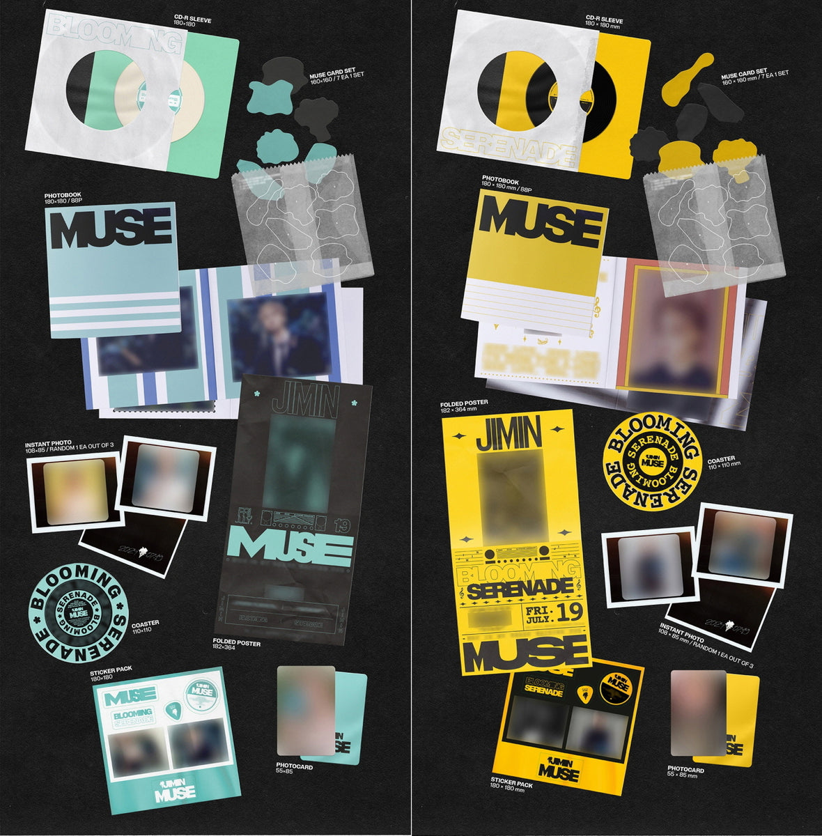 Jimin BTS - Muse Weverse Album Edizione Limitata | Kit Musicale Digitale Con Fotocard Esclusive - Foto 6