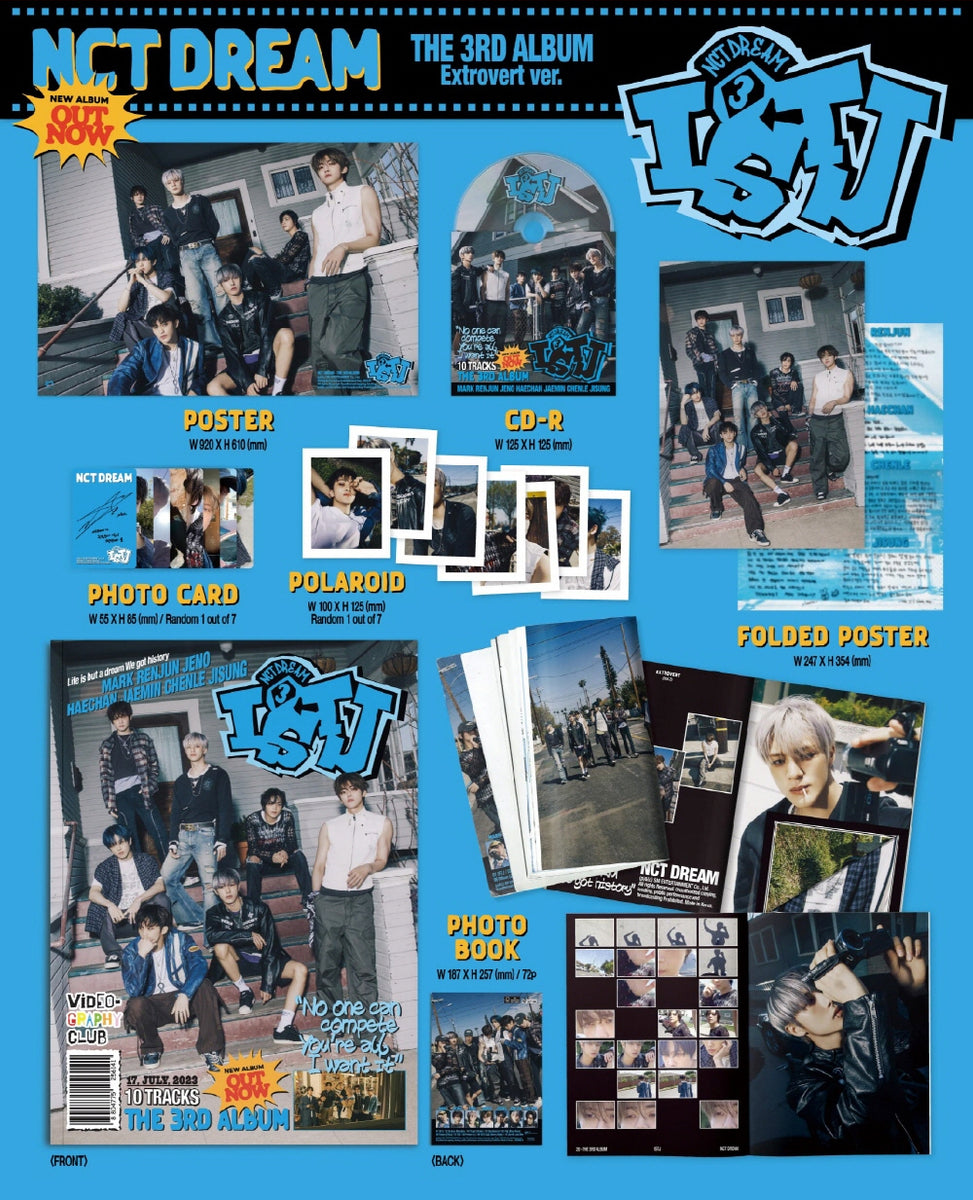 NCT DREAM - ISTJ [Photobook Ver.] Album+Folded Poster – KPOP