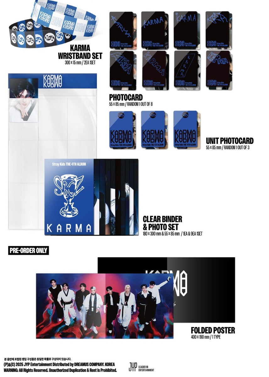 Stray Kids - KARMA [KARMA Limited VER.] Album+Pre-Order Gift