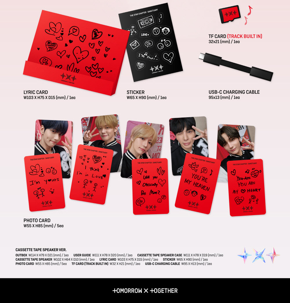 TXT THE STAR CHAPTER : SANCTUARY 7th Mini Album (CASSETTE