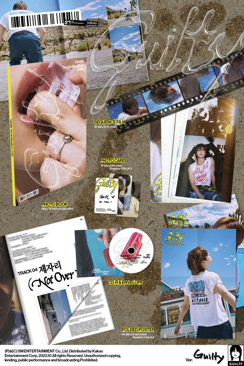 TAEMIN SHINee - 4th Mini Album Guilty [Photo Book Ver