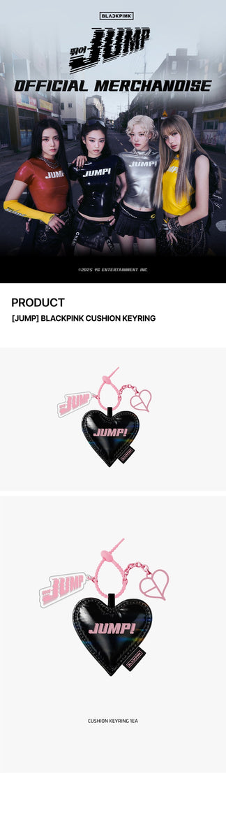 PRE-ORDER] BLACKPINK JUMP Official Merch - CUSHION KEYRING