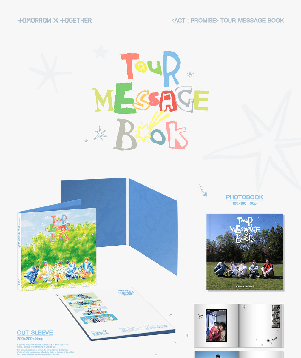 TOMORROW X TOGETHER TXT ACT : PROMISE TOUR MESSAGE BOOK – KPOP MARKET