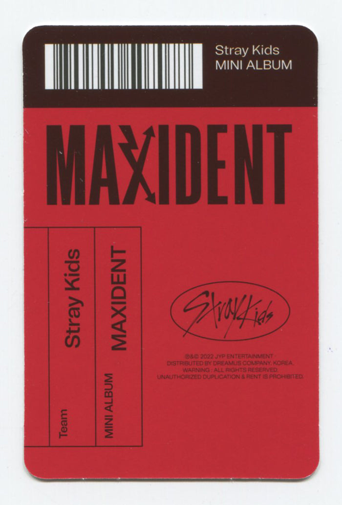 MAXIDENT KMS ポラ ハン Stray Kids Han Maxident KMSTATION KMS Hologram POB Official