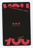 TXT - THE CHAOS CHAPTER : FREEZE OFFICIAL You ver. PHOTOCARD